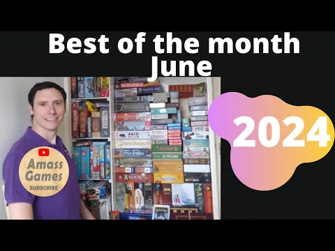 Best of the month June 2024 BotM AmassGames #boardgame #tabletop #tableideas #games #gamers games