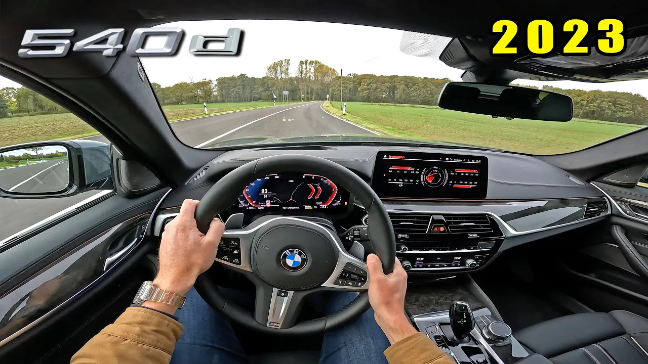2023 BMW 5 Series 540d xDrive M-Sport POV Test Drive