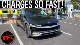Lookout Gas! The Hyundai Ioniq 5 Charges UNBELIEVABLY Fast!