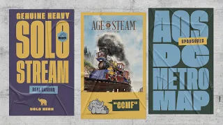 Age of Steam - DC Metro - SOLO Teaching, Play-through, & Round table by Heavy Cardboard
