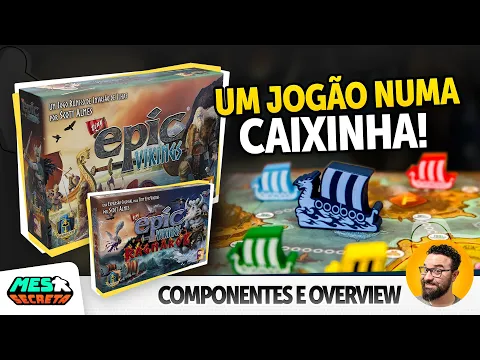 Tiny Epic Vikings + Expansão Ragnarok | Visão Geral e Componentes
