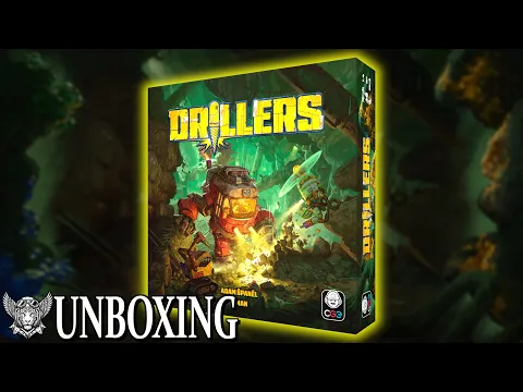 Drillers Board Game Unboxing | What's Inside the New CGE Deck-Builder?
