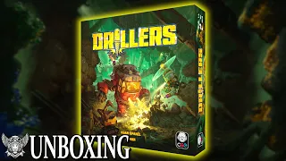 Drillers Board Game Unboxing | What's Inside the New CGE Deck-Builder?