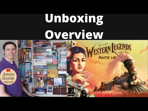 Western Legends Ante Up first big expansion unboxing teaser trailer preview overview AmassGames #tok