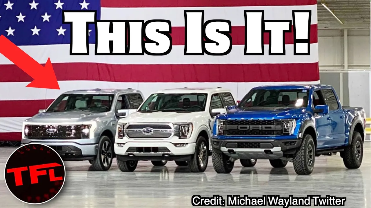 This is the New Electric Ford F-150 Lightning Before You’re Supposed To See It!