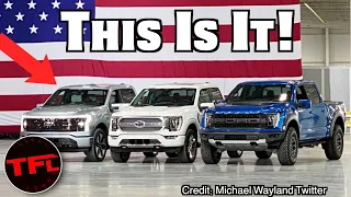 This is the New Electric Ford F-150 Lightning Before You’re Supposed To See It!