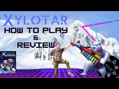 How to Play the Board Game Xylotar in 6 Minutes - and Review - This Game Rocks!!
