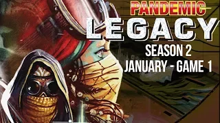 Pandemic Legacy Season 2 January Game 1 - Full Board Game Play Through