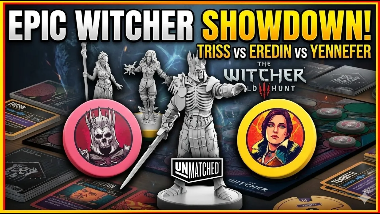 The Witcher Realms Fall Board Game
