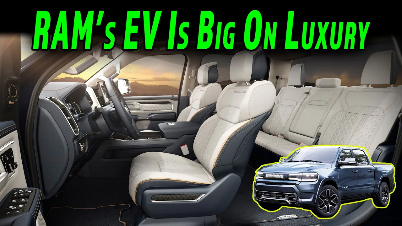 The 2025 RAM REV Is A Luxury Truck With 500 Miles Of Range!