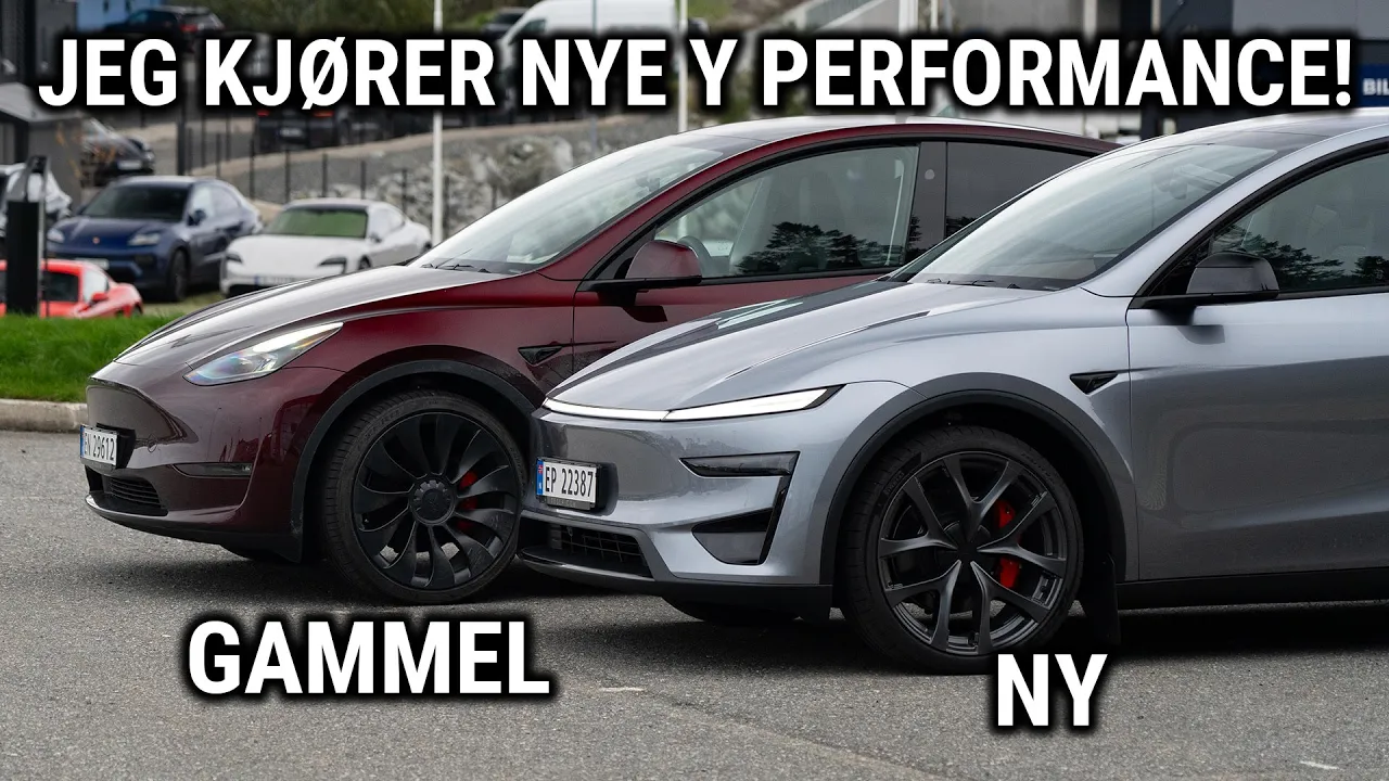 Er nye Model Y Performance bedre? Jeg sammenligner gamle vs. nye!