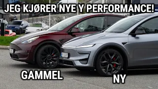 Er nye Model Y Performance bedre? Jeg sammenligner gamle vs. nye!