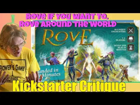 Rove - How many Hong Kong dollars we making?! -Kickstarter Critique Review