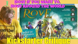Rove - How many Hong Kong dollars we making?! -Kickstarter Critique Review