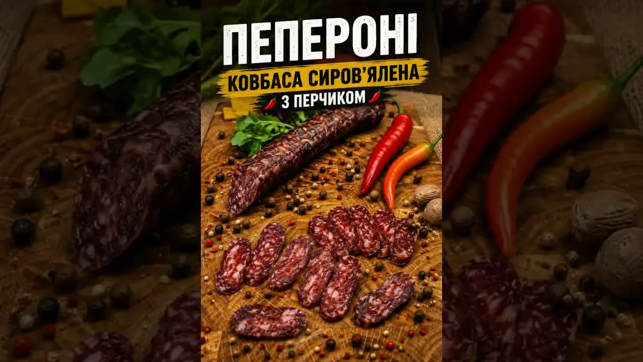 Пепероні - ковбаса сиров'ялена