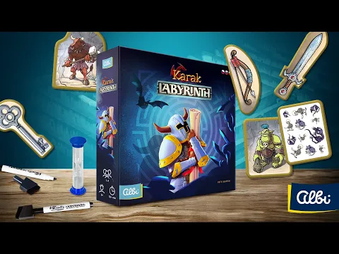 Karak: Labyrinth - A closer look on fast-paced flip & write set in the world of Karak