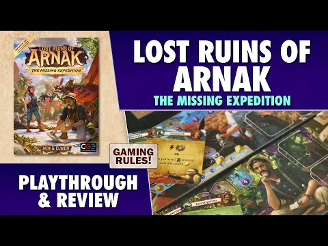 Lost Ruins of Arnak - The Missing Expedition: Playthrough and Review