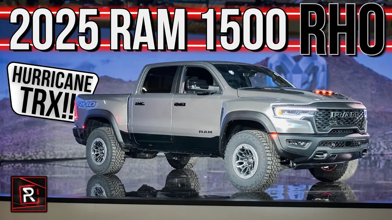 The 2025 Ram 1500 RHO Is A Hurricane Powered Off-Road Truck With TRX Vibes
