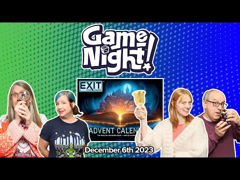 GameNight! 24 Days of Christmas - Exit: The Game Advent Calendar The Hunt for the Golden Book Day 6