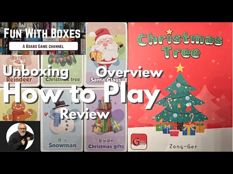 Christmas Tree | Card Game | Unboxing, Overview & How to Play | Good Game Studio | Board Game