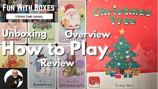 Christmas Tree | Card Game | Unboxing, Overview & How to Play | Good Game Studio | Board Game