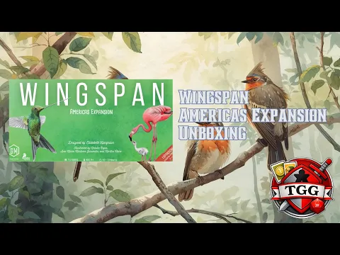 Wingspan Americas Expansion Unboxing | New Birds & Components First Look