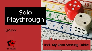 Solo Playthrough | Qwixx