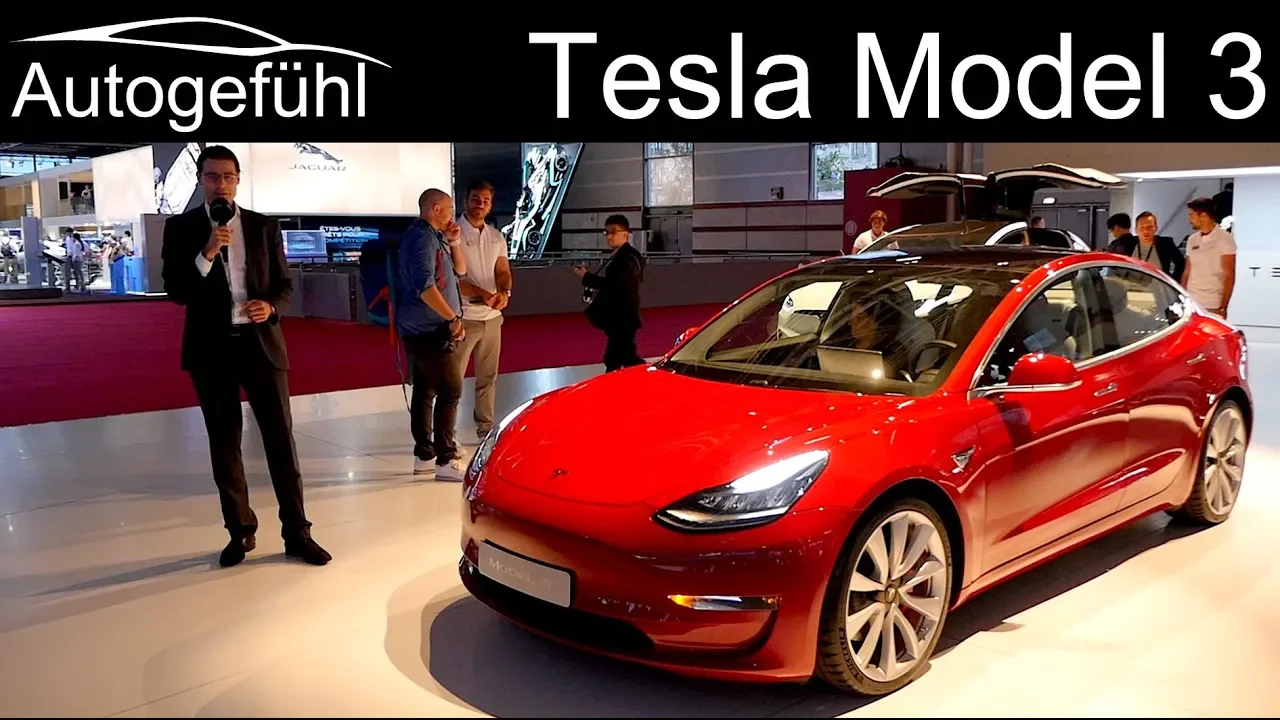 Tesla Model 3 Exterior Interior REVIEW - Autogefühl