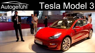 Tesla Model 3 Exterior Interior REVIEW - Autogefühl