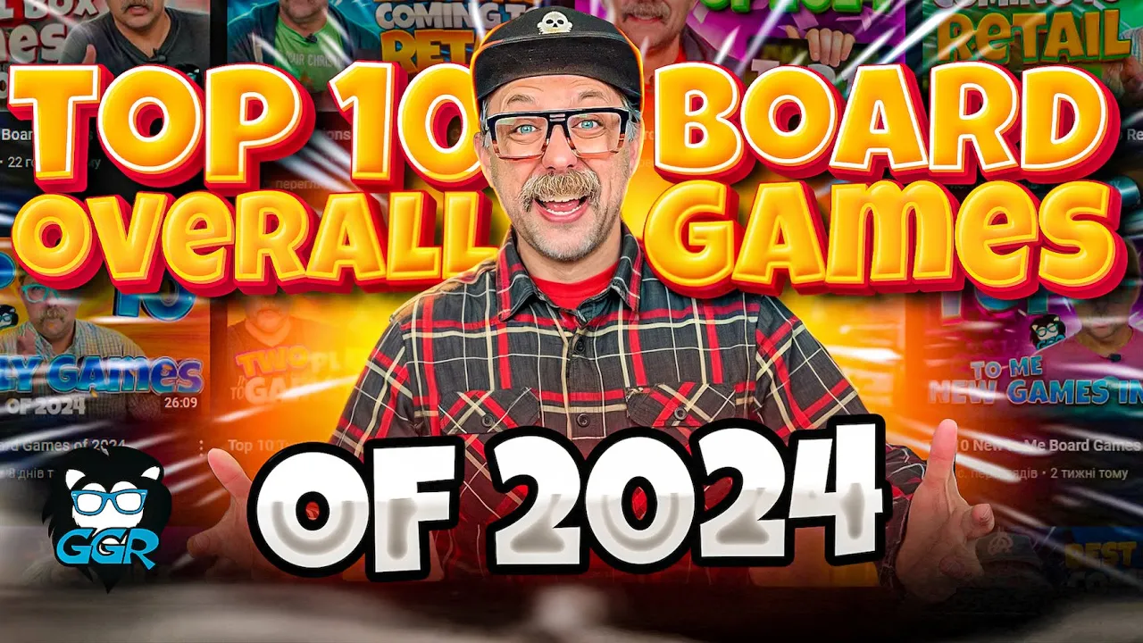 Top 10 Board Games Overall of 2024