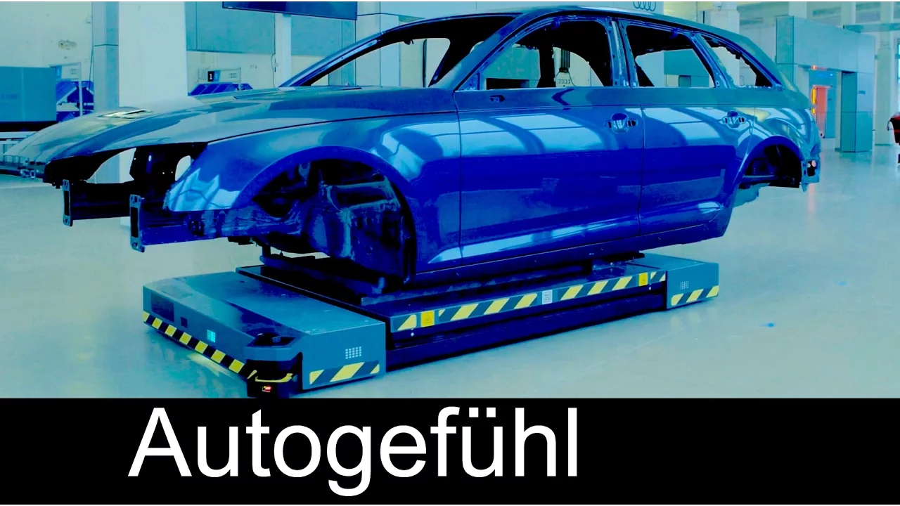 Audi Smart Plant future of car production (semi-)autonomous robots & drones - Autogefühl