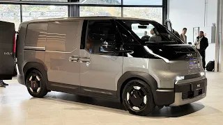 Sniktitt på Kia PV5 Cargo – frister med pris, praktiske egenskaper og god garanti