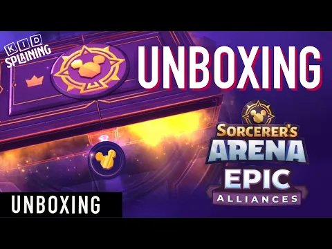 Unboxing Disney Sorcerer's Arena Epic Alliances | Board Game Unboxing
