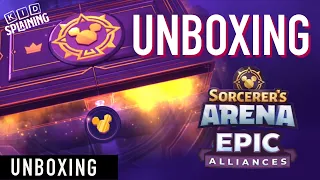 Unboxing Disney Sorcerer's Arena Epic Alliances | Board Game Unboxing