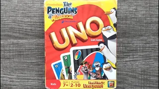UNO Penguins of Madagascar Card Game
