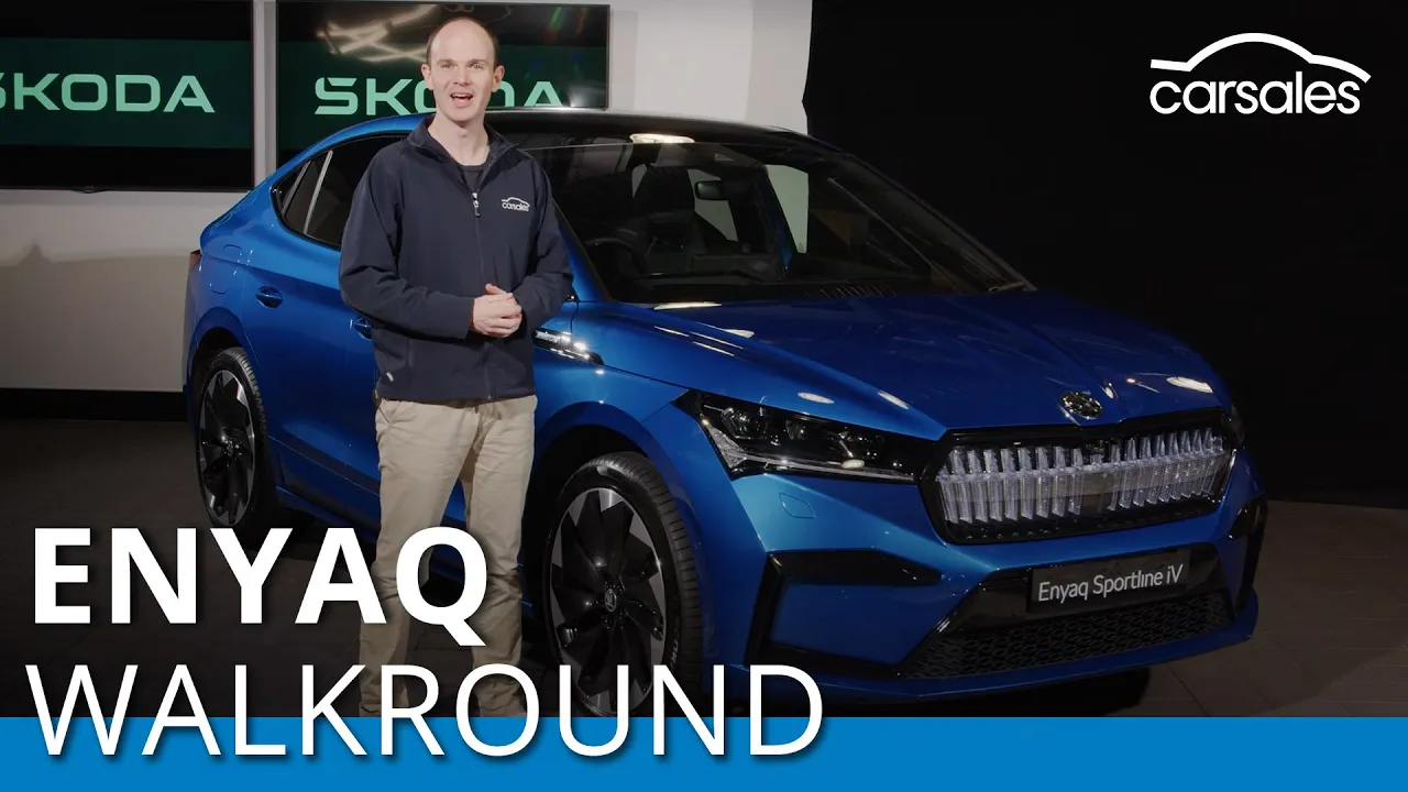 2024 Skoda Enyaq Coupe iV Walkround | All-electric Czech SUV bound for Australian shores