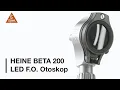 HEINE BETA 200 LED Fibre Optic Otoscope Set with USB Rechargeable Handle &  Power Supply video