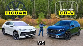 GIANT DEFEATED?? -- 2026 Honda CR-V vs. Volkswagen Tiguan: Comparison