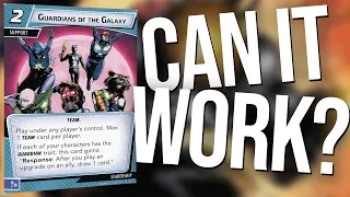 Marvel Champions Deck Building with Guardians of the Galaxy