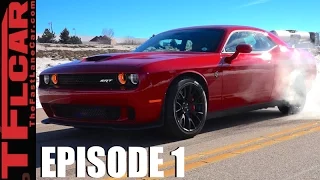 2016 Dodge Challenger Hellcat Burnout & 0-60 MPH & MPG Review - Hellcat VS. Ep.1