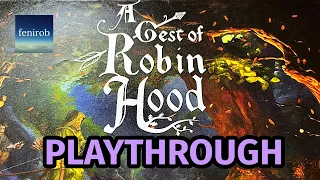 A Gest Of Robin Hood Board Game | Playthrough