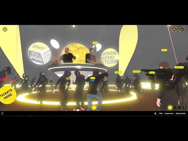 Monde virtuel du festival