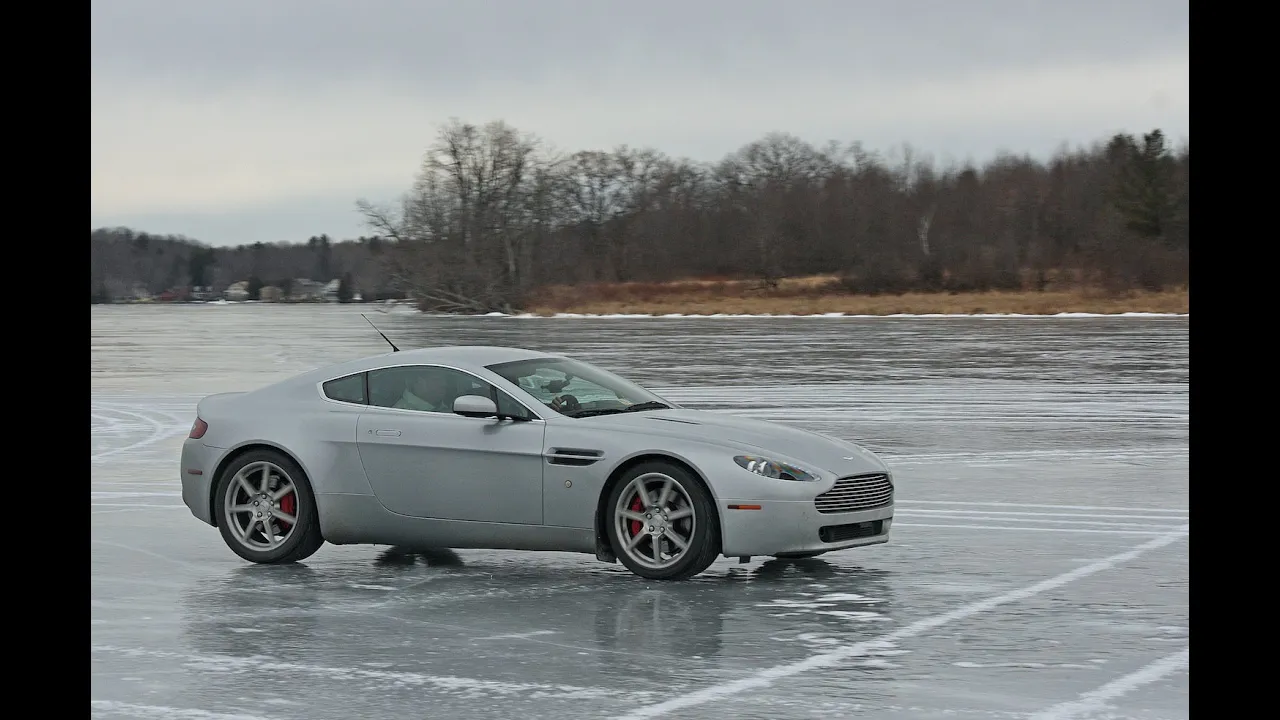 I Drove My Aston Martin On a Frozen Lake
