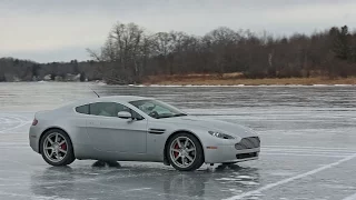 I Drove My Aston Martin On a Frozen Lake