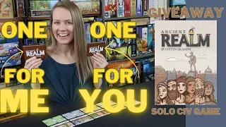 GIVEAWAY of a Pocket Civ Game! Check out ANCIENT REALM
