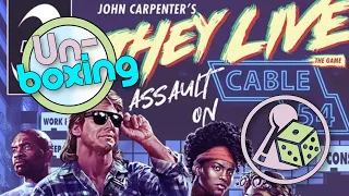 Unboxing They Live: Assault on Cable 54 (Boardgame)