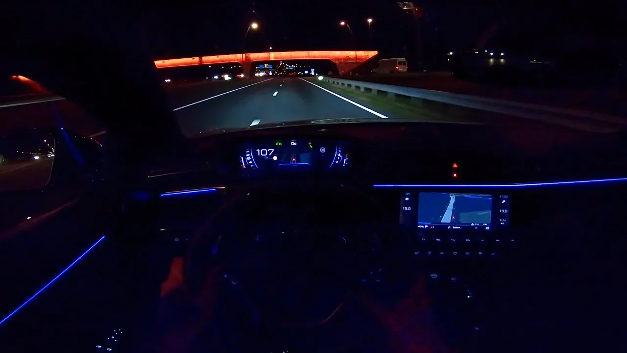 Peugeot 508 GT 2019 NIGHT DRIVE POV | AMBIENT LIGHTING by AutoTopNL