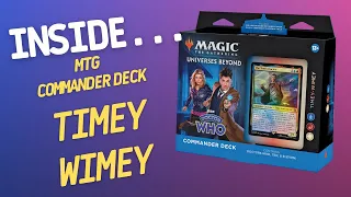 Inside…Magic The Gathering Doctor Who - Timey-Wimey Commander Deck (4K 60fps)