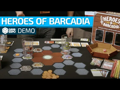 When a drinking game is an ADVENTURE — Heroes of Barcadia GAMA Expo 2023 demo