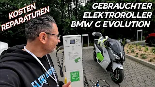 Gebrauchter Elektroroller BMW C Evolution Erfahrungsbericht und Kosten. #elektromobilität #bmw